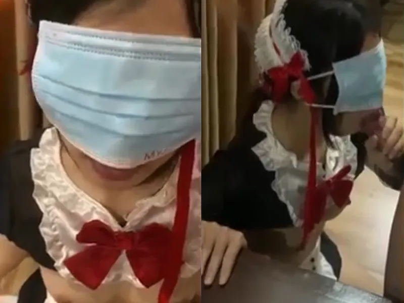 Ghệ việt dâm cosplay nô lệ liếm bú con cục thịt điêu luyện