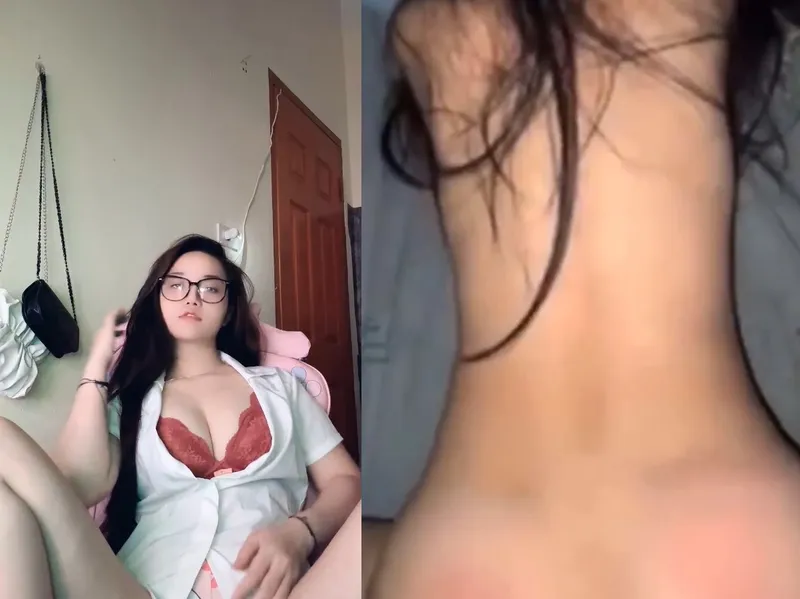 Phang banh bướm em thư kí xinh đẹp mông to bím múp